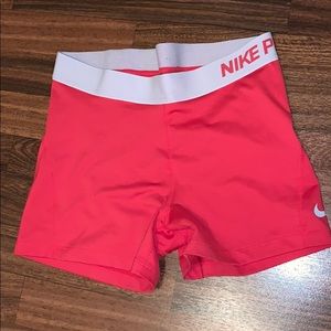 Nike pro compression shorts